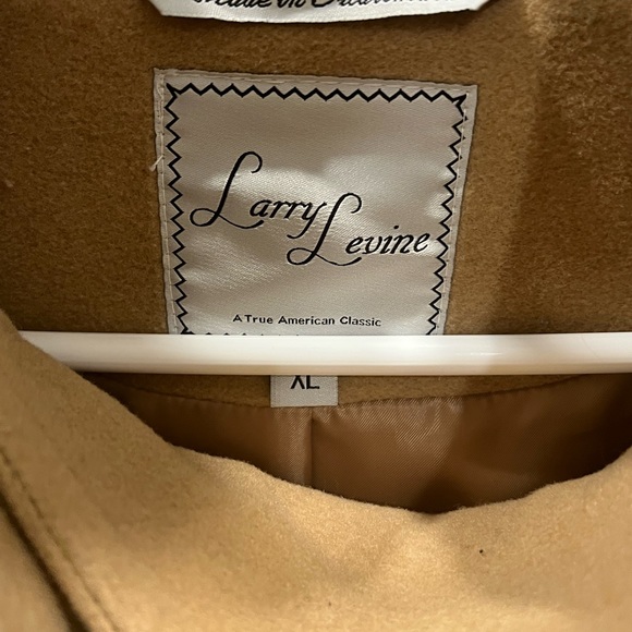 Larry Levine peacoat in Beige womens sz xl in perfect condition. - Picture 4 of 4
